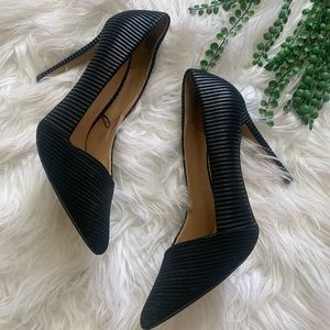 Black express heels